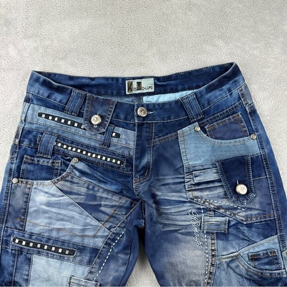 Kosmo Lupo Men's Denim Jeans Size 36x26.5 - Picture 7 of 15